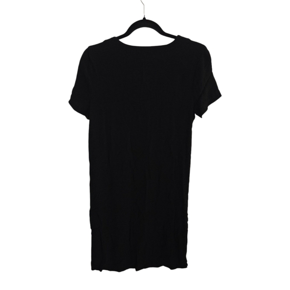 Madewell Side-Button Easy Dress Black Mini Dress size XS - Picture 4 of 10